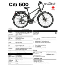 Load image into Gallery viewer, VELEC Citi 500 Step Through