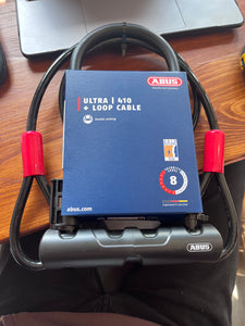 ABUS Ultra 410+ Cobra Loop U-Lock with key