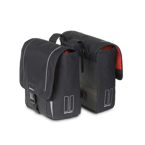 BASIL Sport Double Pannier Black 32L