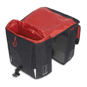 BASIL Sport Double Pannier Black 32L