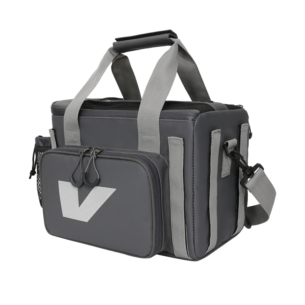 VELEC Black Trunk Bag w Side pockets