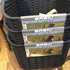 Basil weave basket black